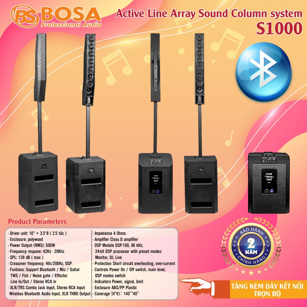 Loa cột Array Bosa S1000
