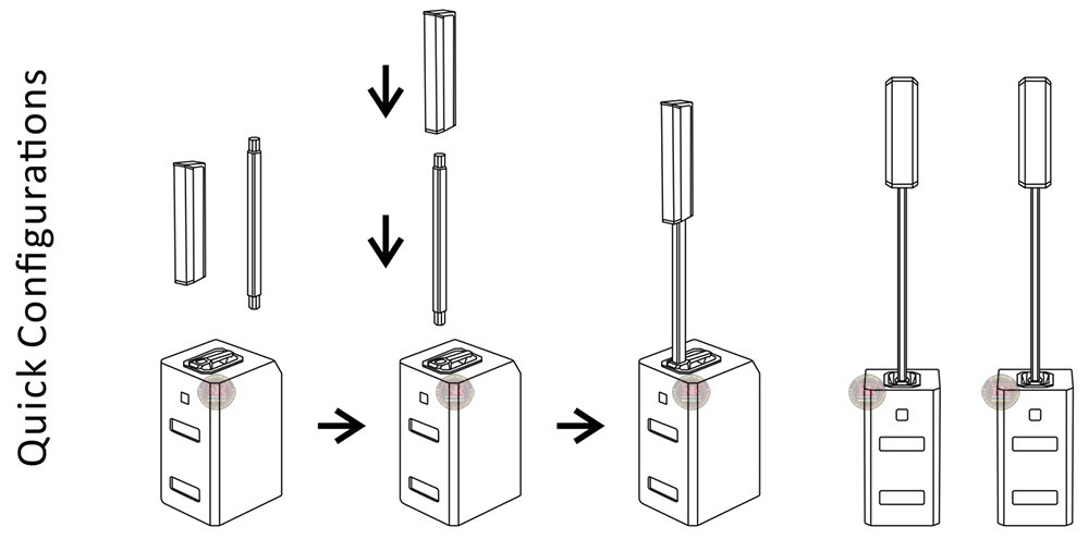 Loa cột Array Bosa F800