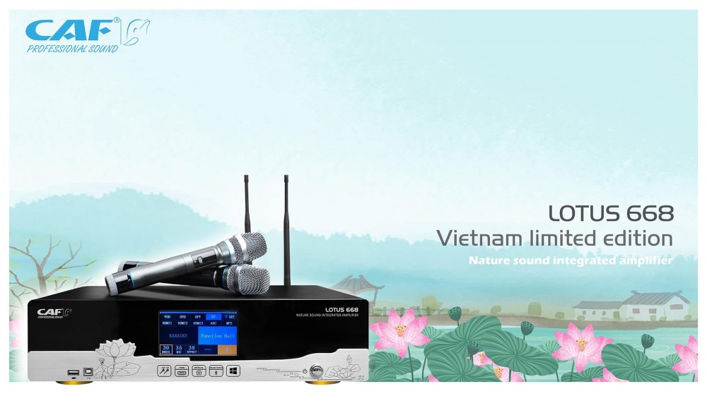 AMPLY VANG SỐ CAF LOTUS 668