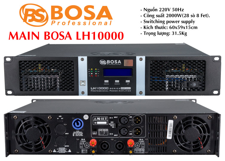 ĐẨY CÔNG SUẤT BOSA LH10000