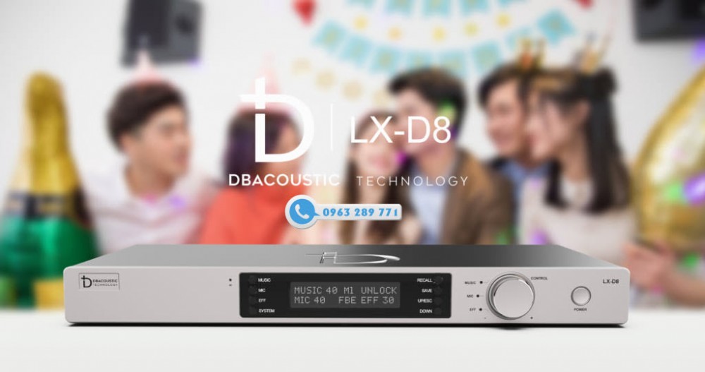 Vang số DBacoustic LX D8 KARAOKE