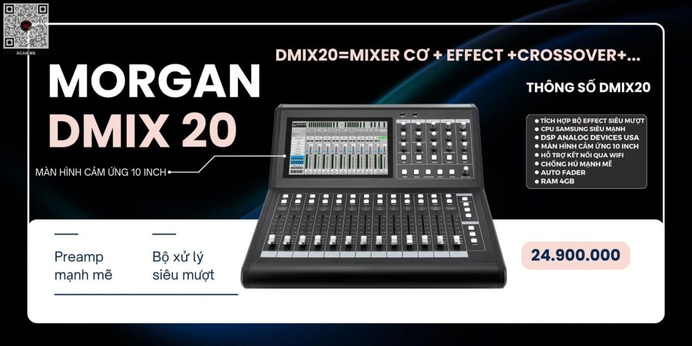 Mixer Digital MORGAN DMIX20