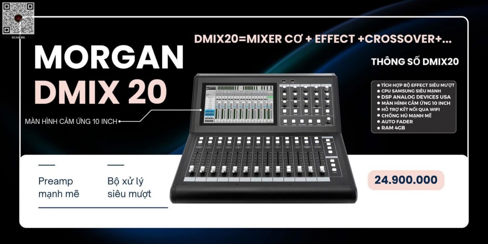 Mixer Digital MORGAN DMIX20