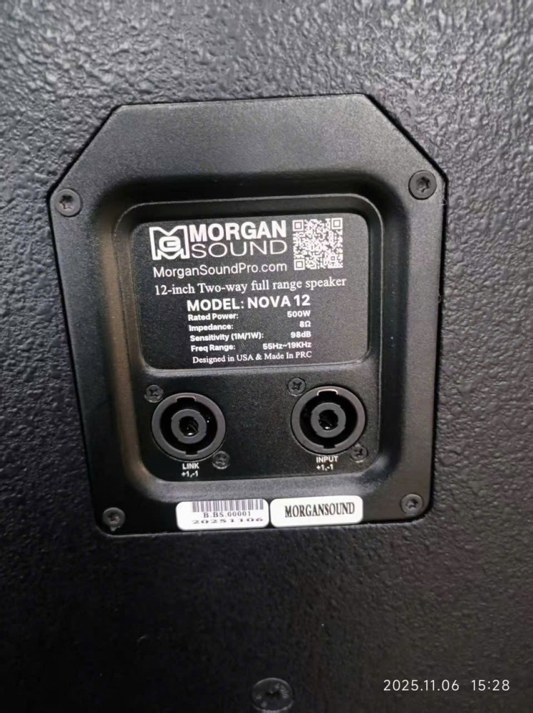 Loa Full Range MORGAN SOUND NOVA12