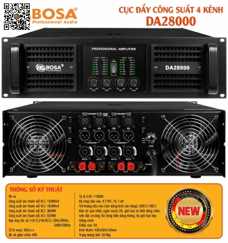Main Công Suất 4 Kênh Bosa DA28000