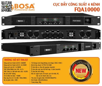 Main Công Suất 4 Kênh Bosa FQA10000