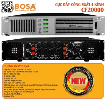 Main Công Suất 4 Kênh Bosa CF20000