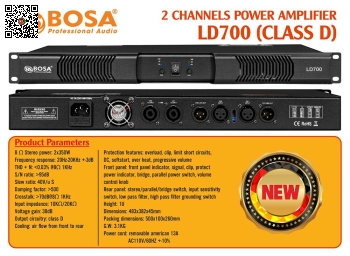 Main Công Suất 2 Kênh Bosa LD700