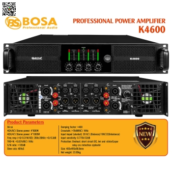 Main Công Suất 4 Kênh Bosa K4600