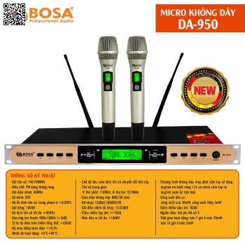 Micro Không Dây Bosa DA-950