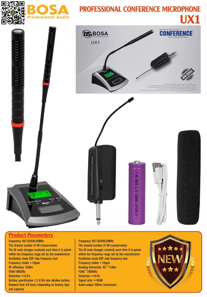 Micro Hội Nghị Không Dây Bosa UX1