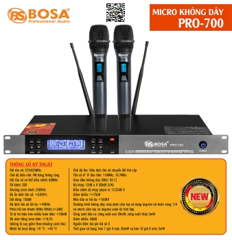 Micro Không Dây Bosa PRO-700