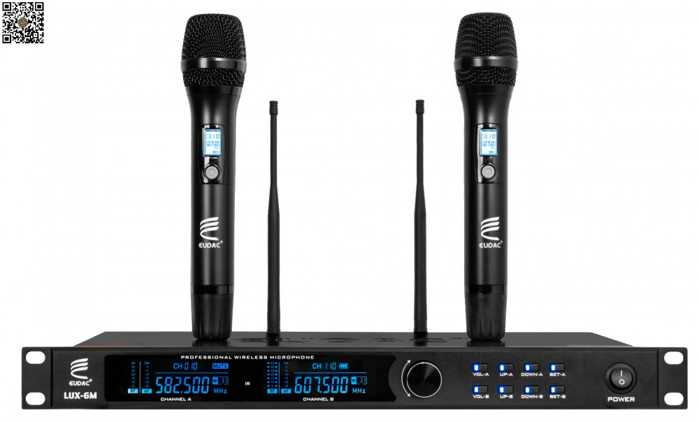 MICRO KHÔNG DÂY EUDAC AUDIO LUX-6M