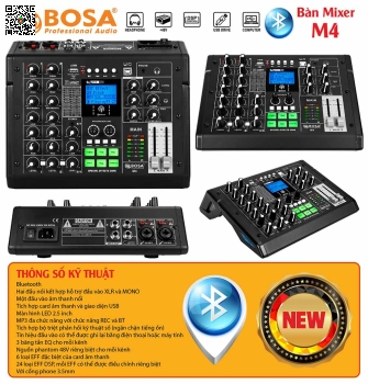 Bàn Mixer Bosa M4 Bluetooth