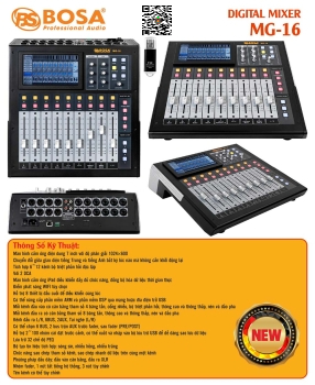 Bàn Mixer Digital Bosa MG-16