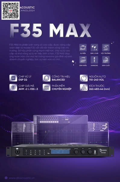 Vang Số DBacoustic F35 MAX