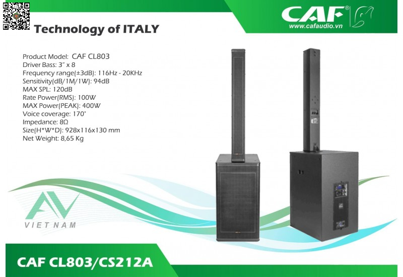 LOA CAF CL-803+CS-212A