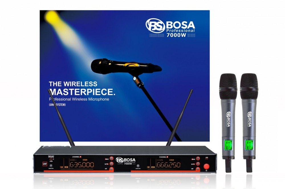 Micro Karaoke Không Dây Bosa 7000W