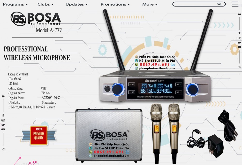 Micro Bosa A777 