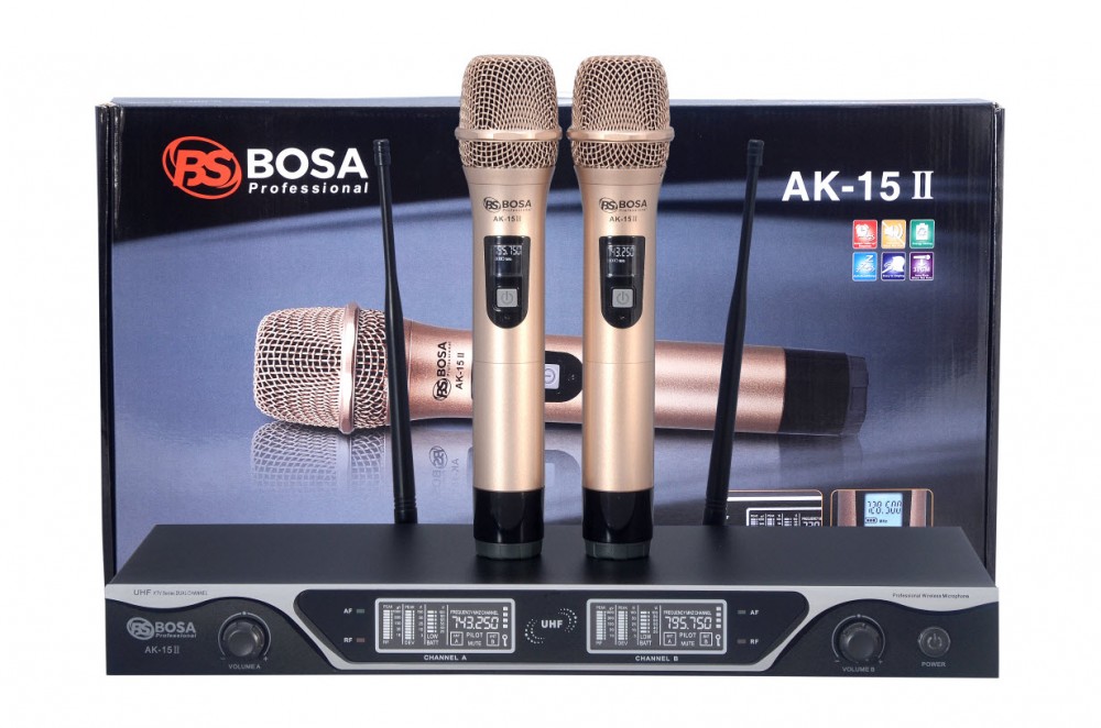 Micro Karaoke Không Dây Bosa AK15 II